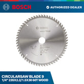 Circularsaw Blade 9 1/4" 235x2.2/1.5x30 60T Wood